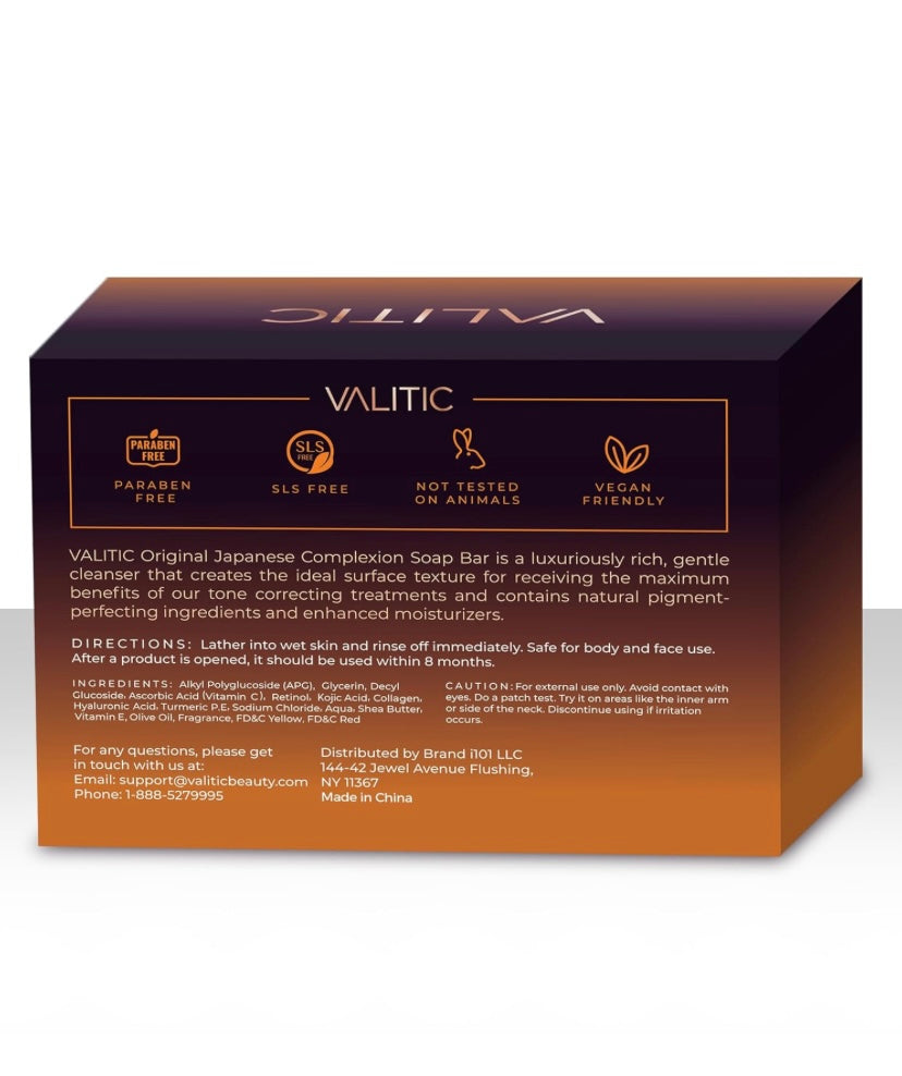 Kojic Acid Dark Spot Remover Soap Bars with Vitamin C, Retinol, Collagen, Turmeric - Original Japanese Complex Infused with Hyaluronic Acid, Vitamin E, Shea Butter, Castile Olive Oil (2 Pack)
